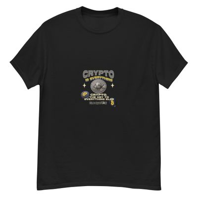Unisex classic tee BlockWear “Crypto Is Everything” Classic Tee – Proof of Style Edition