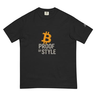 “Proof of Style Heavyweight Tee by BlockWear”