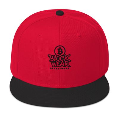 BlockWear Graffiti Snapback Hat 🧢 | Crypto Streetwear Edition