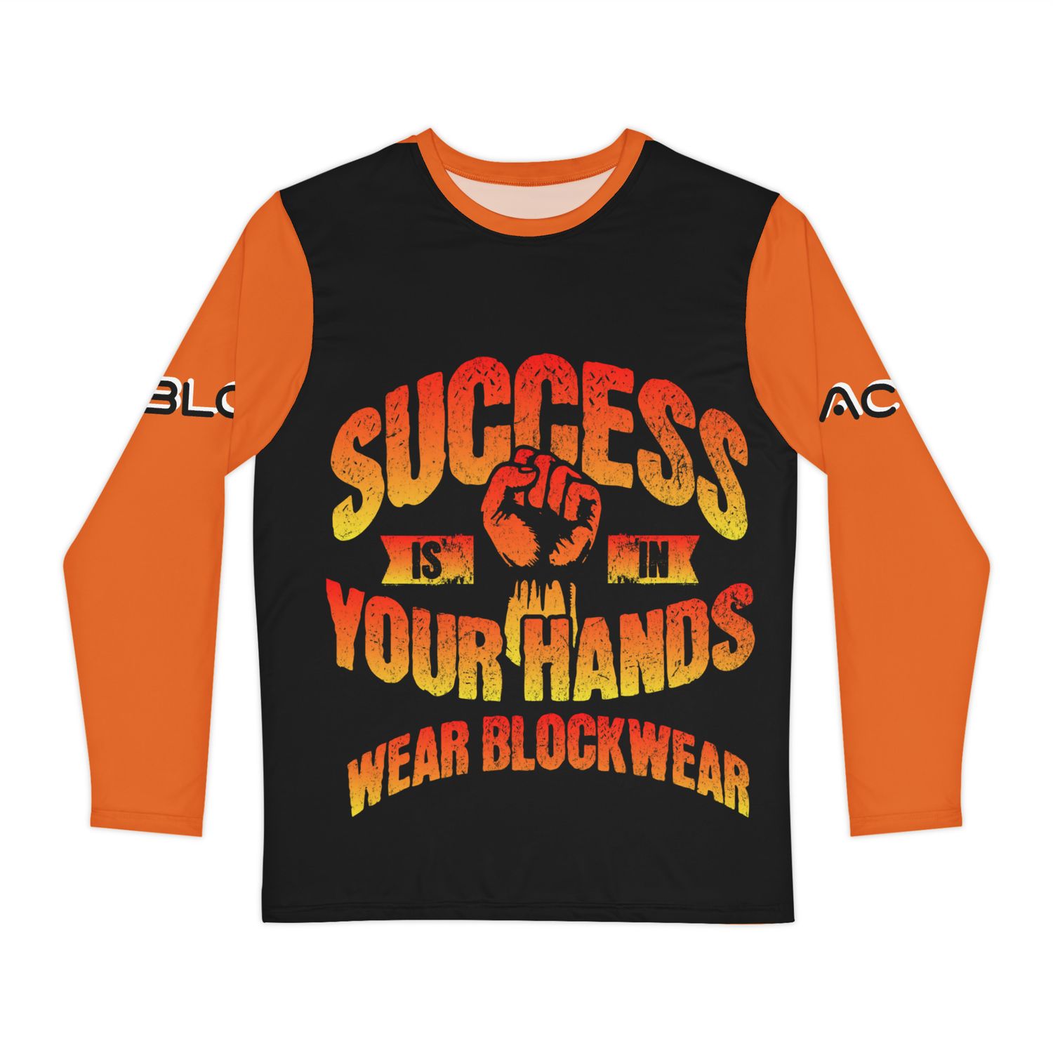 “Success Is In Your Hands” BlockWear Long Sleeve Shirt 🔥