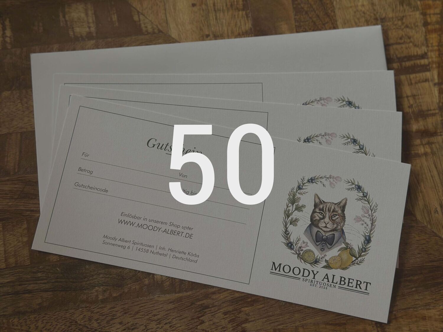 50,- EUR Gutschein