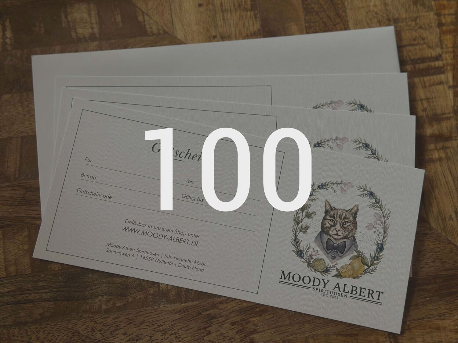 100,- EUR Gutschein