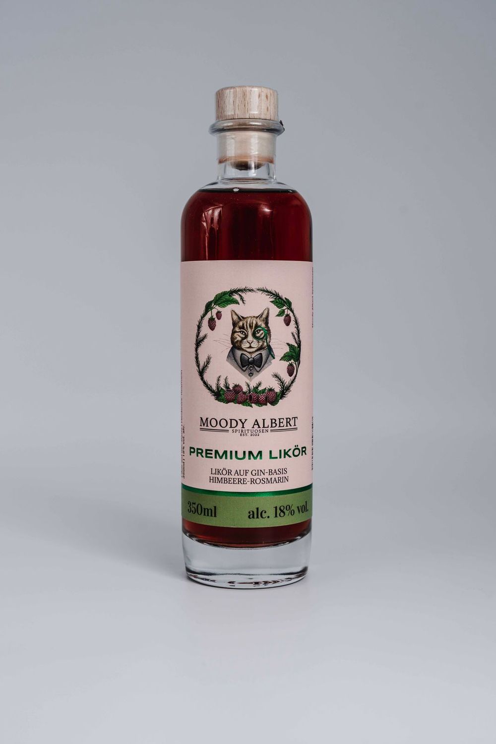 MOODY ALBERT PREMIUM LIKÖR - Himbeere Rosmarin 350ml