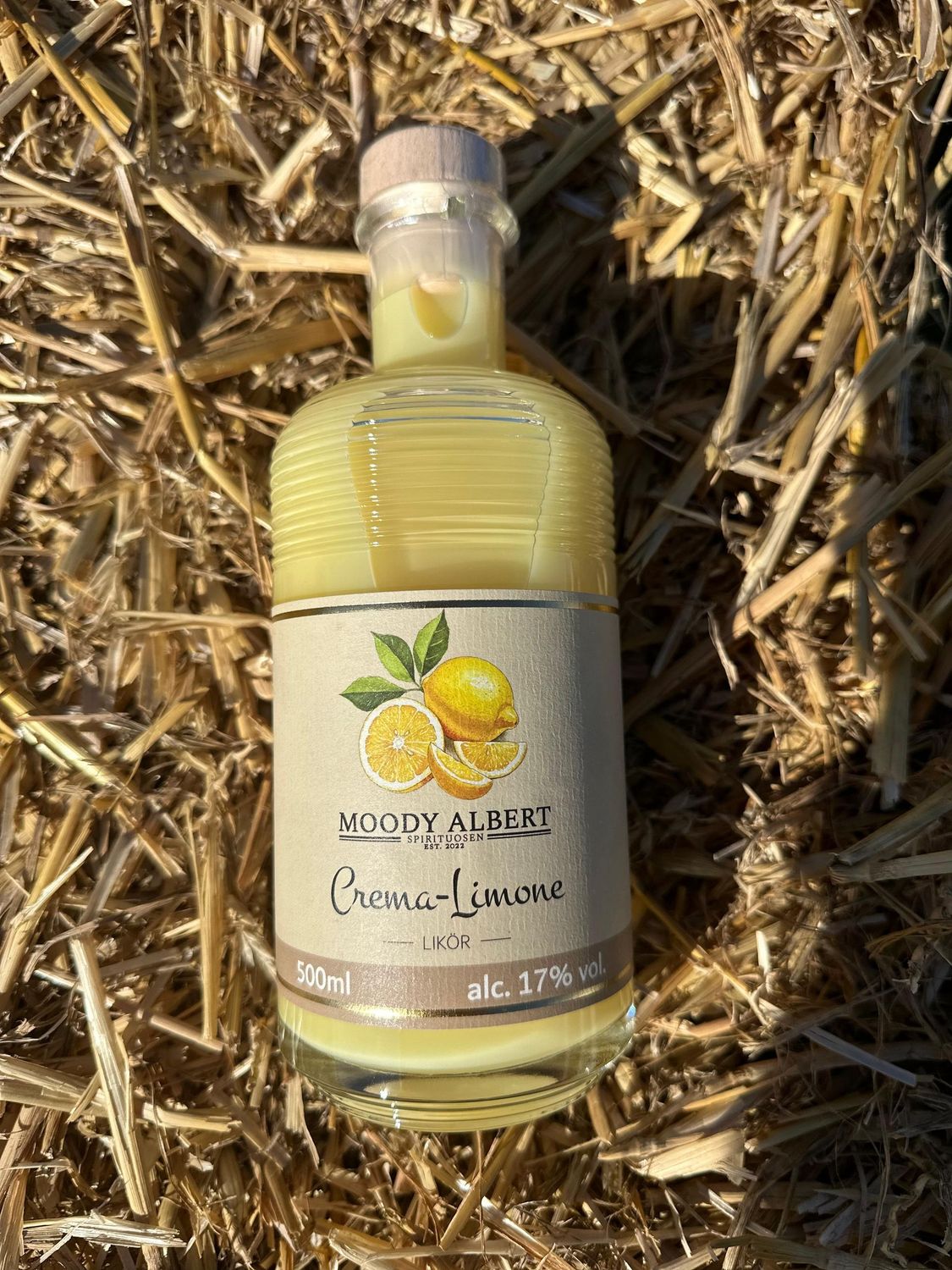 MOODY ALBERT Sommerlikör - Crema-Limone- 500ml