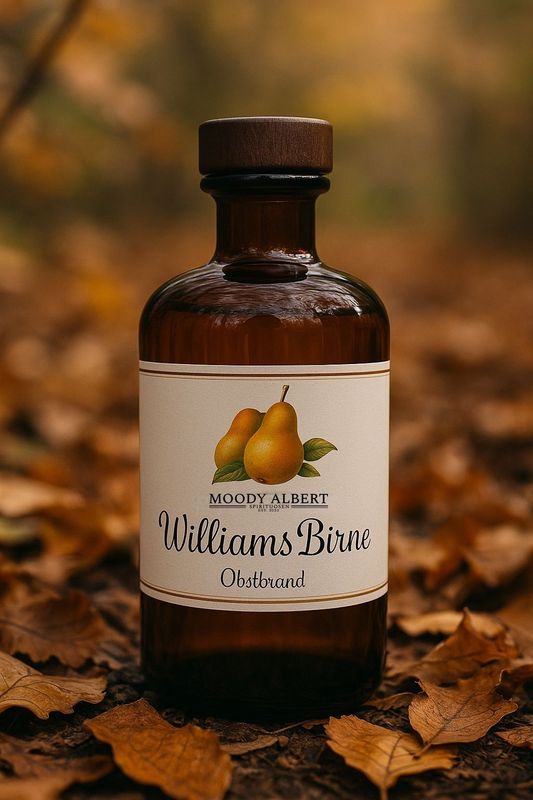 MOODY ALBERT Obstbrand - Williams Birnenbrand- 500ml MOODY ALBERT Obstbrand - Williams Birnenbrand- 500ml