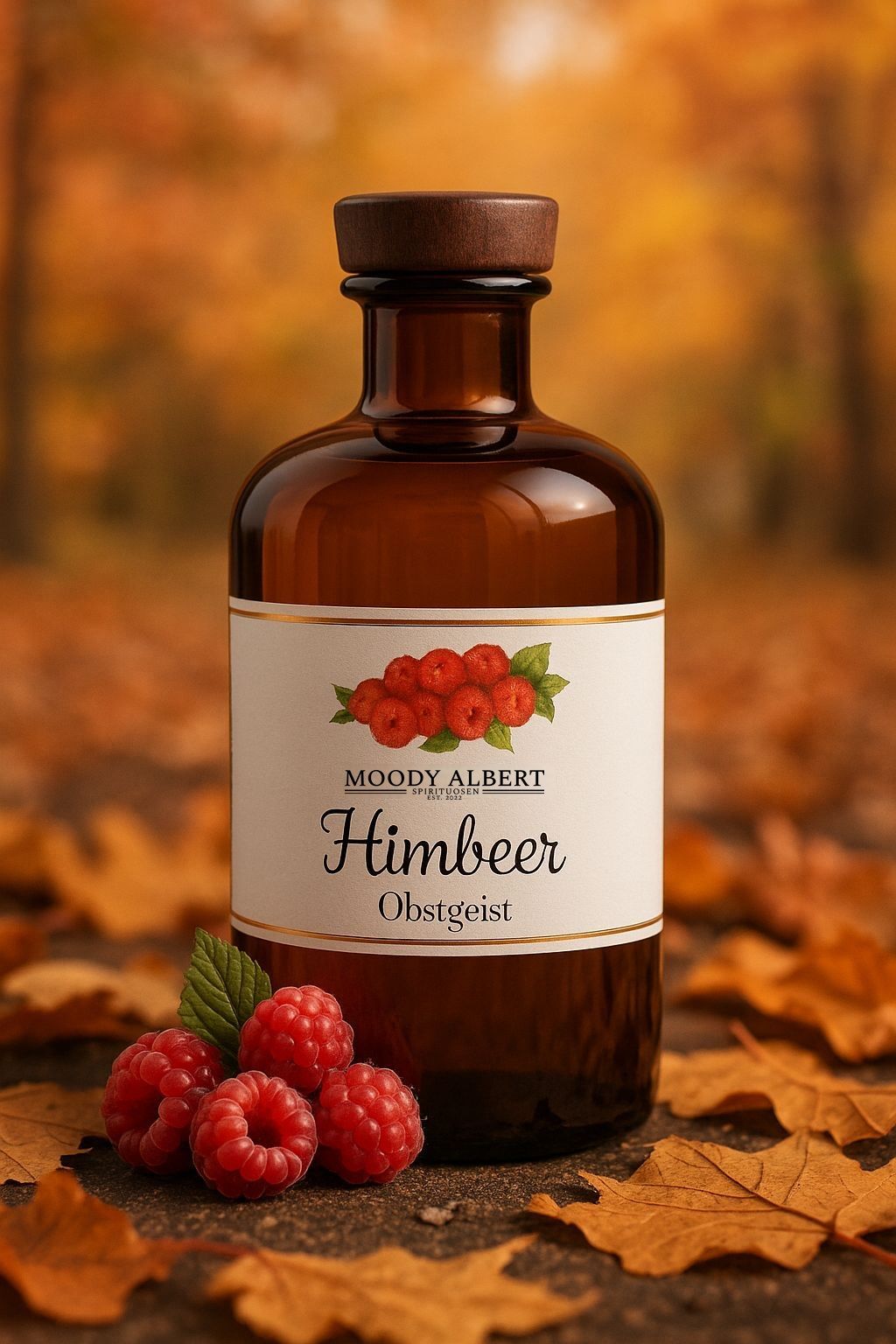 MOODY ALBERT Obstbrand - Himbeergeist- 500ml