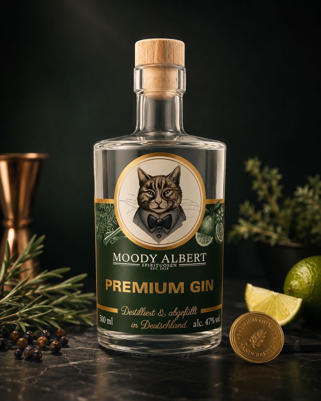 Moody Albert Premium GIN 500 ml