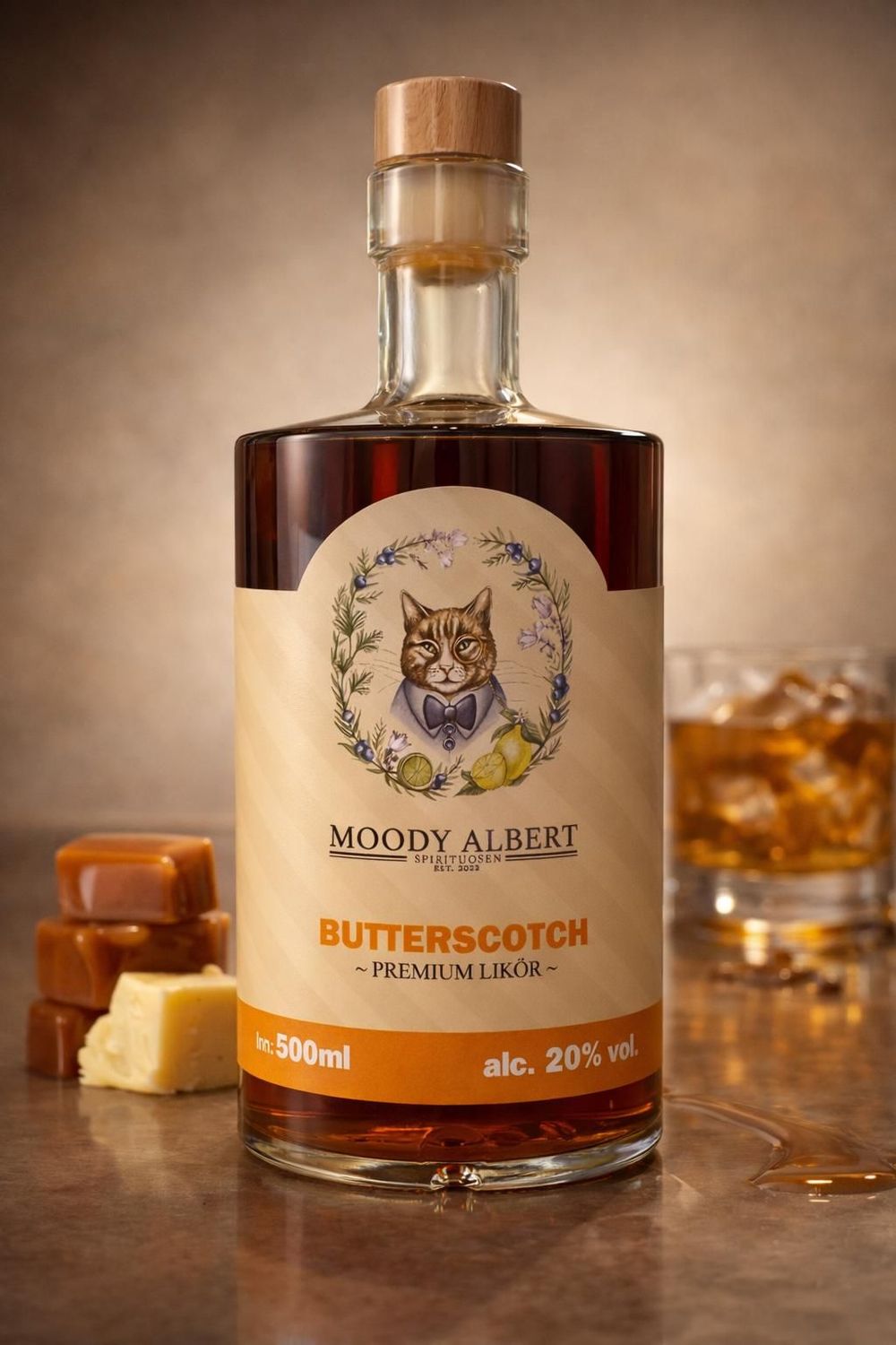 BUTTERSCOTCH - PREMIUM LIKÖR - 500ml