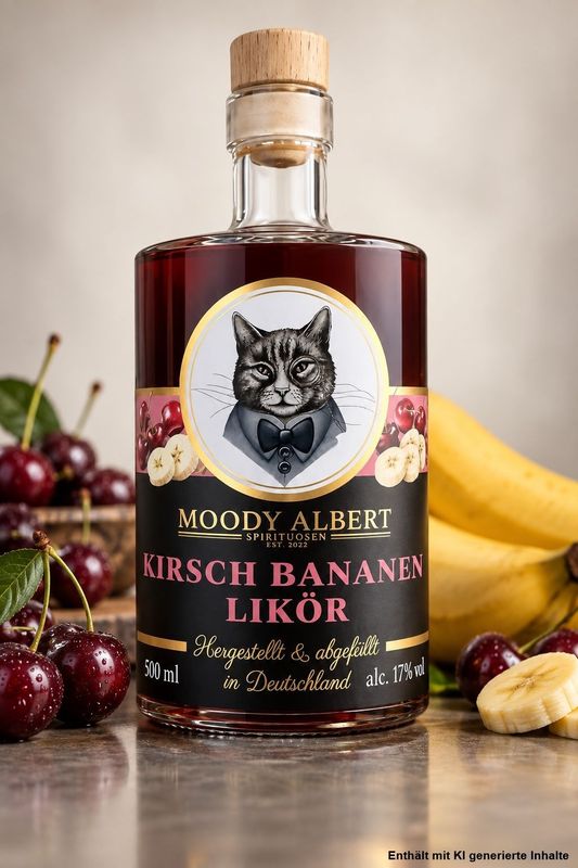 KIRSCH BANANEN - PREMIUM LIKÖR - 500ml KIRSCH BANANEN - PREMIUM LIKÖR - 500ml