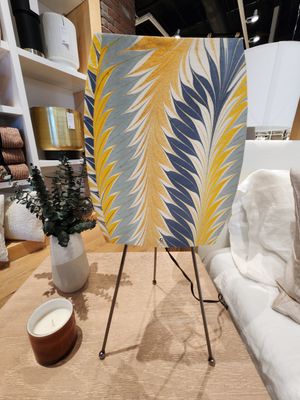 Flamboyant Indigo/ Yellow/ Gold
