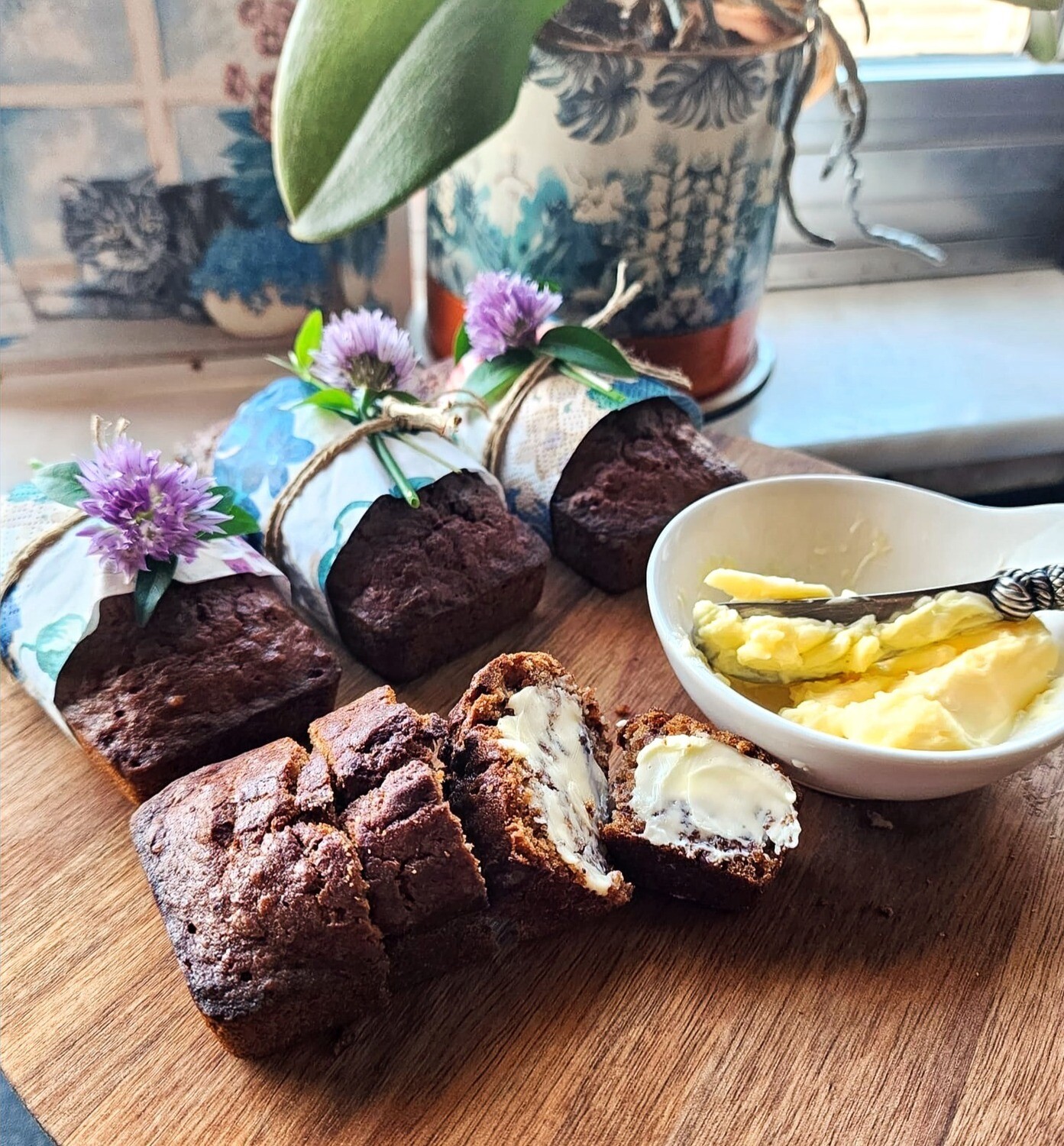 Mini Banana Loafs x 4