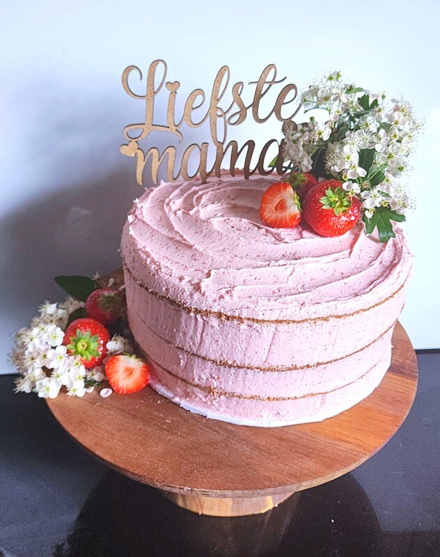 Berry Bliss Naked Cake - Triple Layer Cake