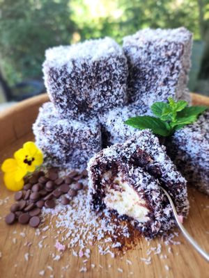 Chocolate Lamingtons (Ystervarkies)