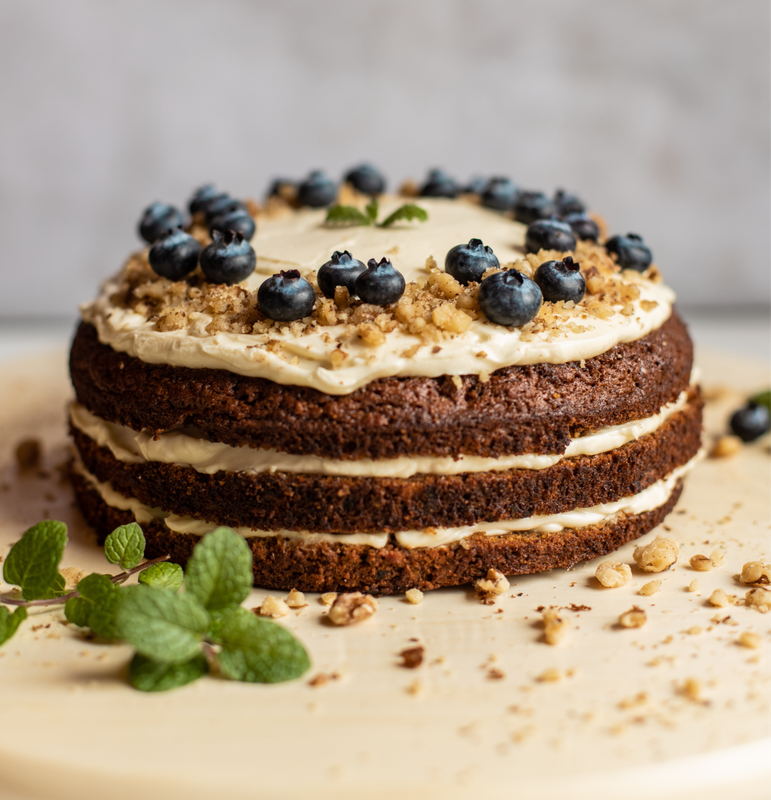Spicy Carrot Delight Cake with Brown Butter Frosting