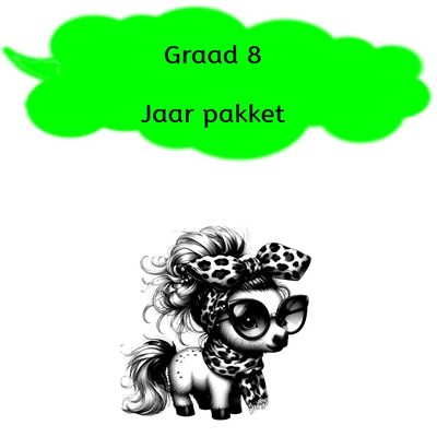 Graad 8 - Jaar pakket