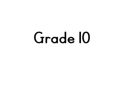 Grade 10