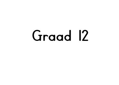 Graad 12