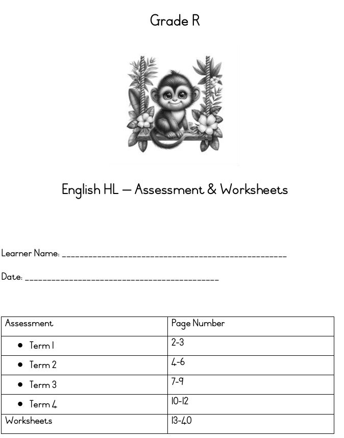 Grade R English HL