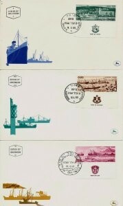 ISRAEL 1969 FDC YEAR SET - SEE 4 SCANS
