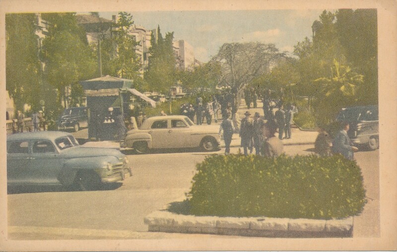 ISRAEL EARLY 1950&#39;s TEL AVIV UN-USED POST CARD