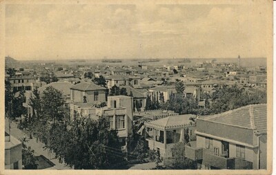 ISRAEL EARLY 1950&#39;s TEL AVIV GENERAL VIEW UN-USED POST CARD