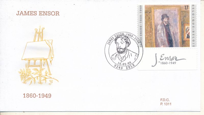 ISRAEL 1999 JOINT ISSUE WITH BELGIUM  THE BELGIUM FDC