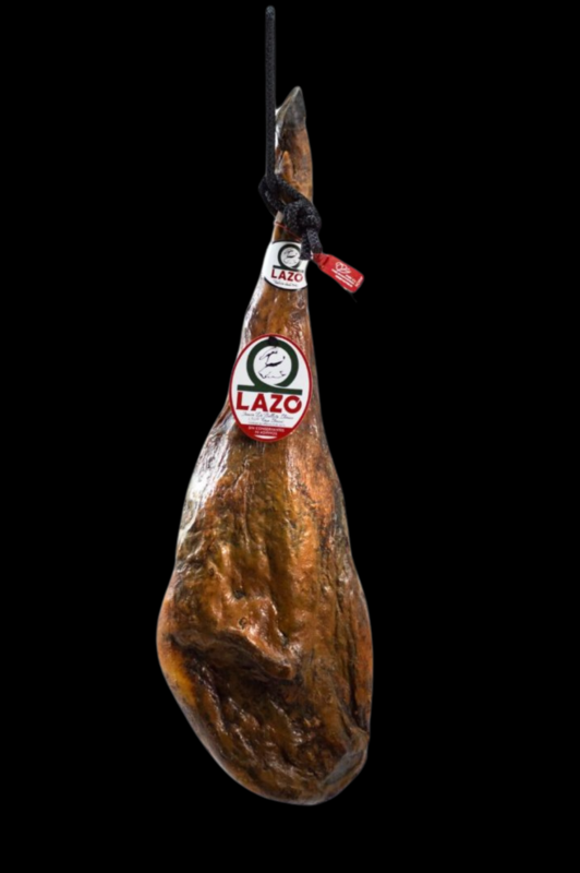 JAMÓN DE BELLOTA IBÉRICO 50% RAZA IBÉRICA. LAZO.