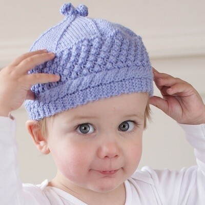 Aran Baby Cap pattern
