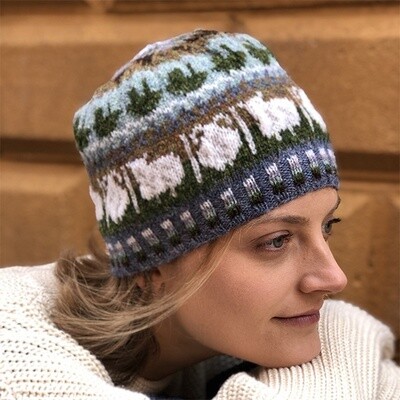 Roadside Beanie Yarn Pack, Roadside Beanie Hat, Roadside hat, Shetland Wool Week 2019, Shetland Wool week 2019 hat, Shetland Wool Week 2019 Beanie, Jamieson's of Shetland Spindrift, Jamieson's of Shetland yarn, Shetland Wool, Fair Isle hat kit, Fair Isle hat