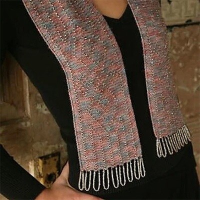Geometric Beaded Scarf  pattern