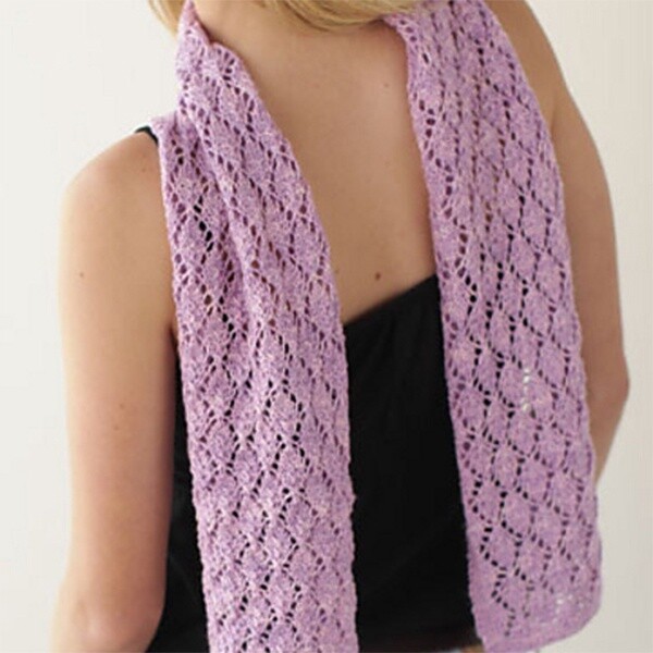 Lattice Scarf pattern