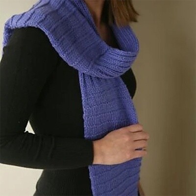 Learn to Knit Sampler Scarf pattern