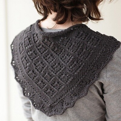Learn to Knit Lace Shawlette - Digital Pattern Only