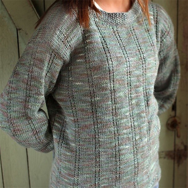 Seeded Rib Pullover pattern