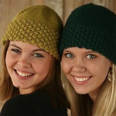 Trinity Stitch Cap pattern