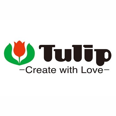 Tulip logo, create with love