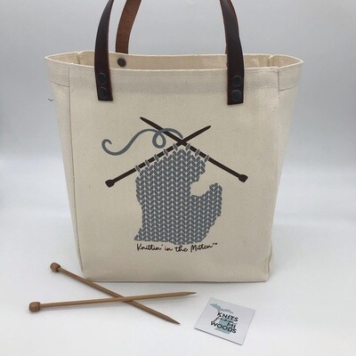 Knits From MI Woods Tote Bag