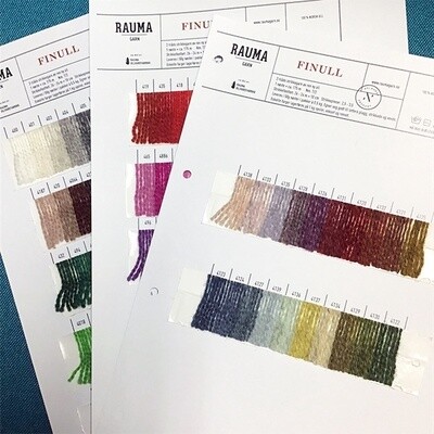 Rauma Garn Finull Color Card