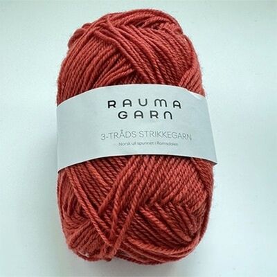 Rauma Garn 3 tr. Strikkegarn yarn
