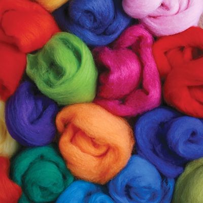 many colors of roving