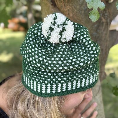 Tunisian Honeycomb Beanie