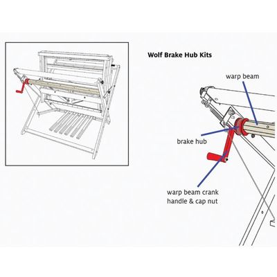 Schacht Brake Hub Kit for Wolf Looms