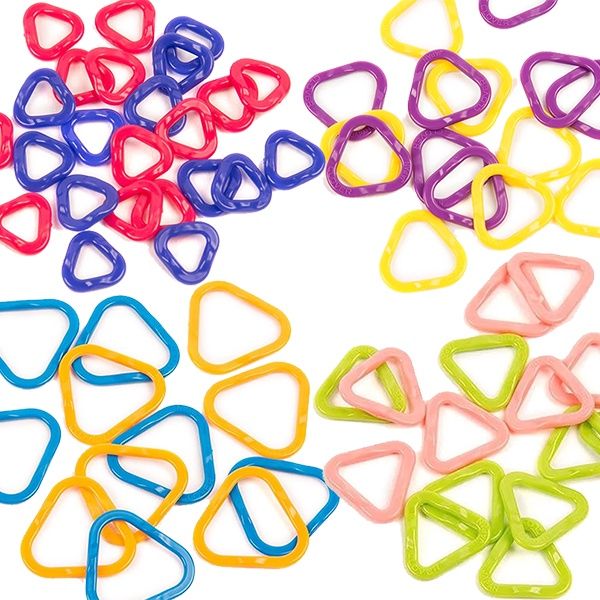 Clover Triangle Stitch Markers