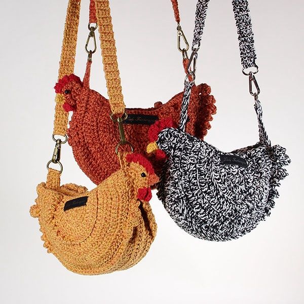Lady Featherington - The Chicken Purse - Crochet pattern