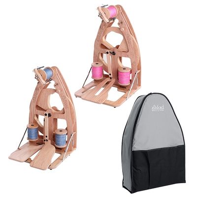 Ashford Joy 2 Spinning Wheels with carry bag