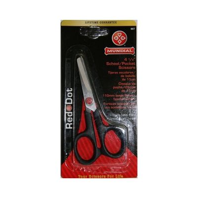 Mundial Red Dot Pocket Scissors