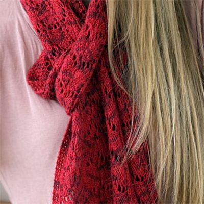 Summer Leaves Lace Scarf pattern