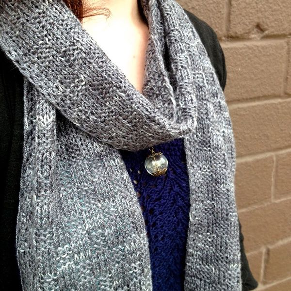 Checkerboard Scarf pattern