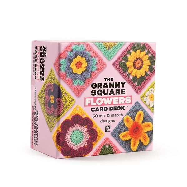 Granny Square Flowers Card Deck