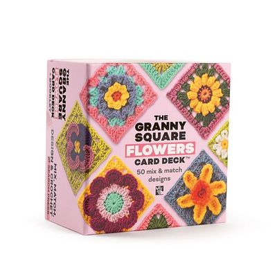 Granny Square Flowers Card Deck